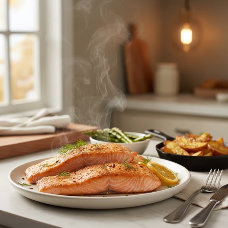 Air Fryer Salmon