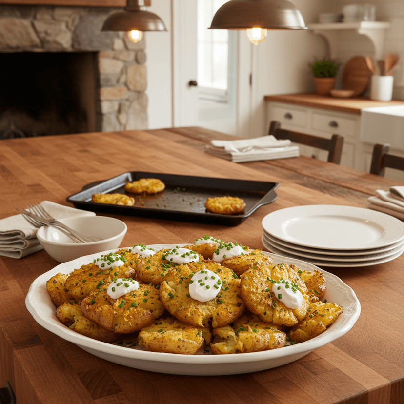 Crispy Smashed Potatoes - Photo 1