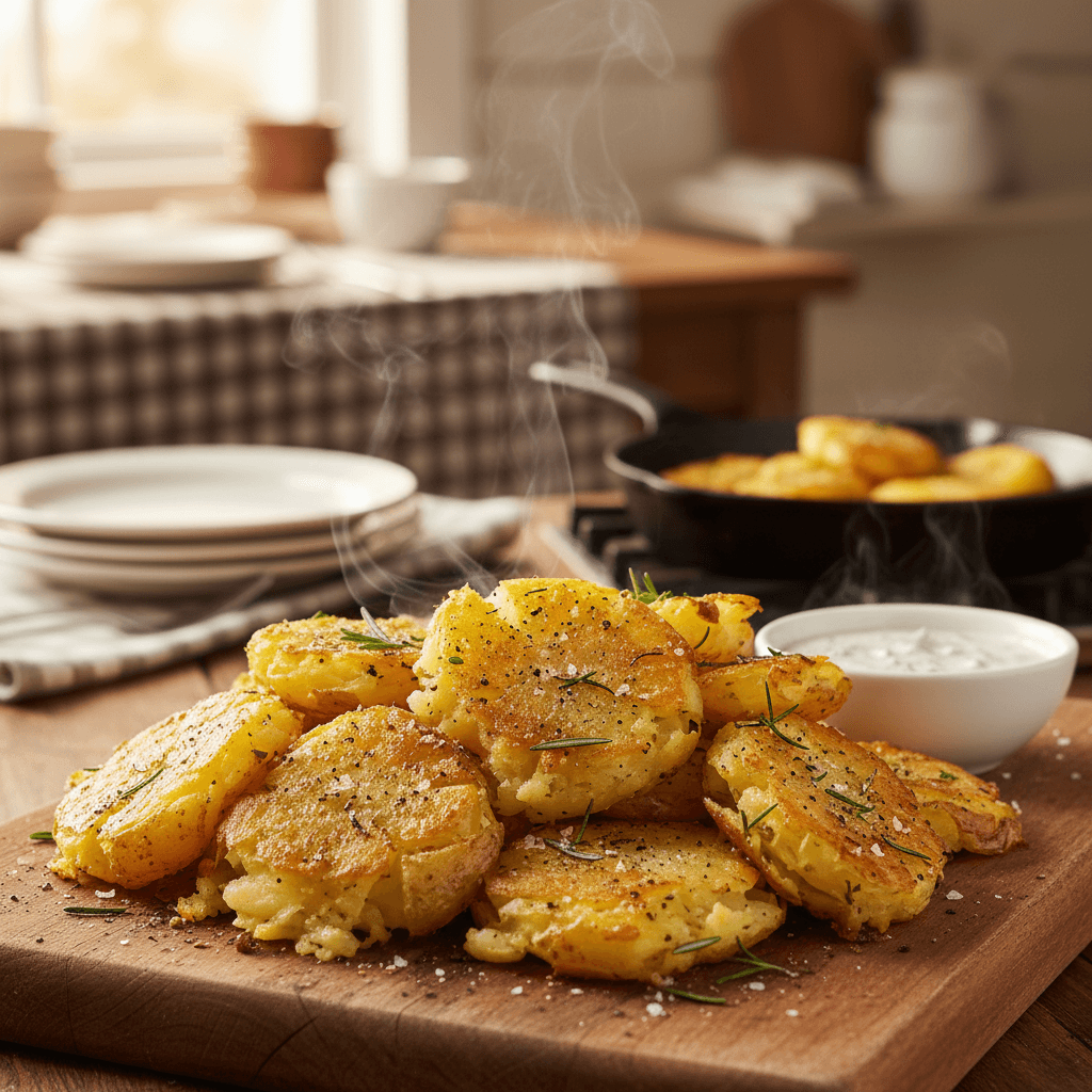 Crispy Smashed Potatoes