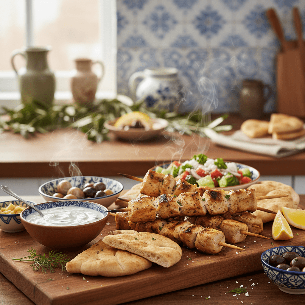 Greek Chicken Souvlaki