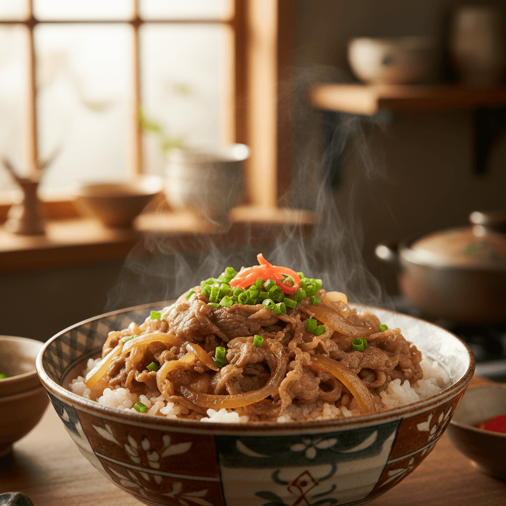Japanese Beef Gyudon