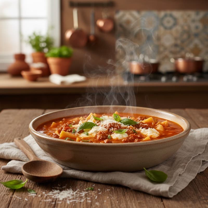 Lasagna Soup