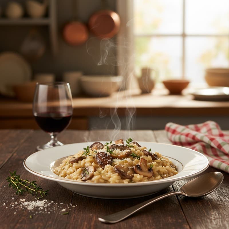 Creamy Mushroom Risotto