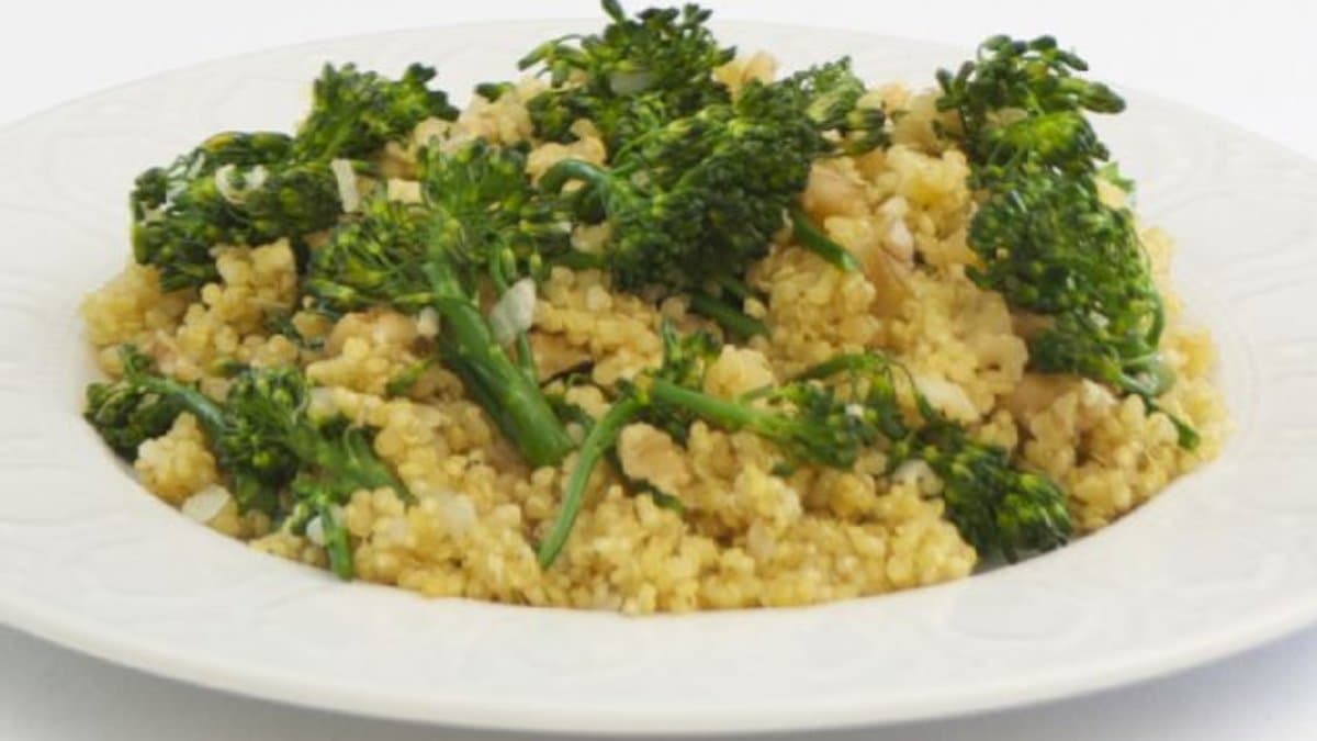 Broccolini Quinoa Pilaf