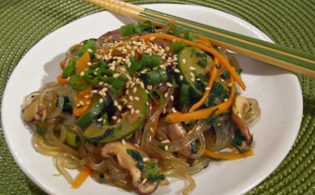 Chapchae (Korean Stir-Fried Noodles)