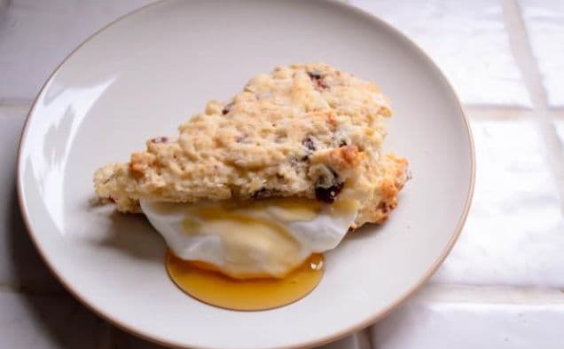 Dried Fruit and Ginger Scones