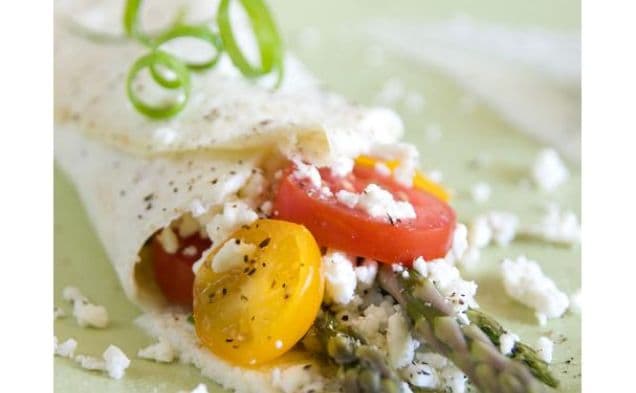 Greek Inspired Spring Omelet