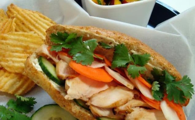 Grilled Chicken Banh Mi