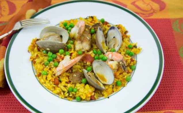 Paella for Four; A Wonderful Spanish Mixed Seafood Stew