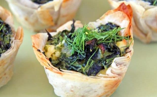 Spanakopita Cups
