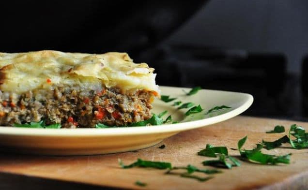 Vegetarian Mushroom Shepherd's Pie