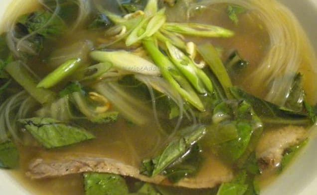 Vietnamese Beef-Noodle Soup With Asian Greens, Okay Vietnamese/japanese