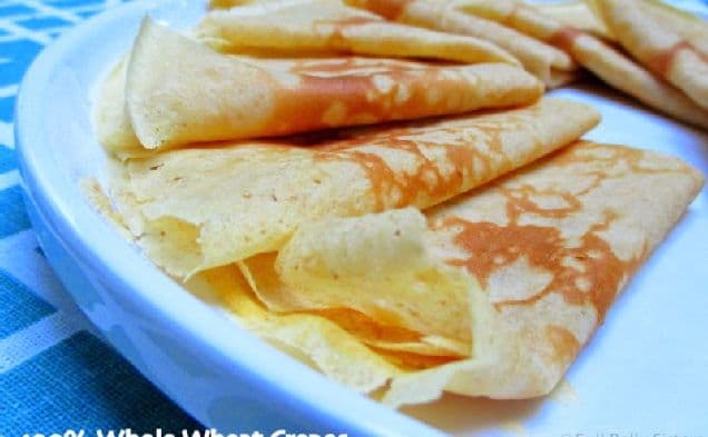 Simple Whole Wheat Crepes