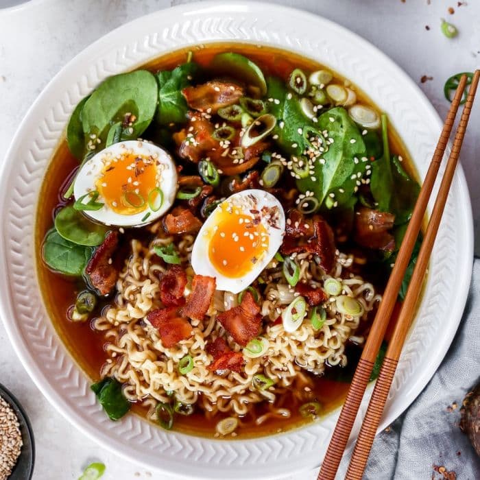 Ramen Noodles with Boiled Egg